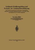Goldmark-Eröffnungsbilanz und Technik der Goldmark
