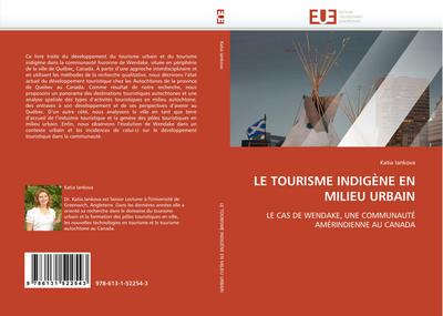 LE TOURISME INDIGÈNE EN MILIEU URBAIN