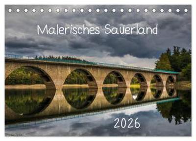 Malerisches Sauerland (Tischkalender 2026 DIN A5 quer), CALVENDO Monatskalender