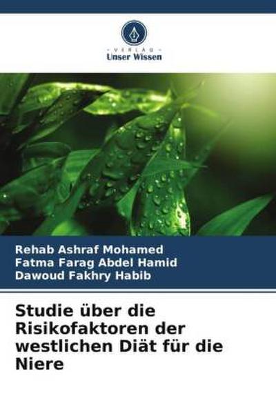 Studie über die Risikofaktoren der westlichen Diät für die Niere