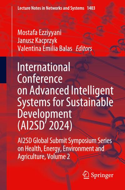 International Conference on Advanced Intelligent Systems for Sustainable Developent (AI2SD 2024)