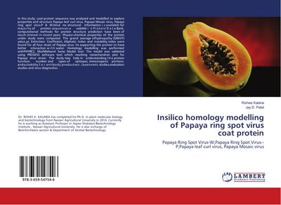 Insilico homology modelling of Papaya ring spot virus coat protein