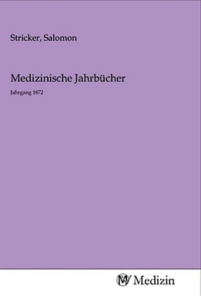 Medizinische Jahrbücher
