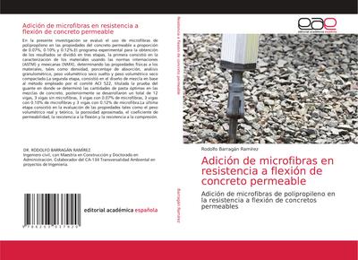 Adición de microfibras en resistencia a flexión de concreto permeable