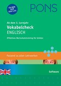PONS Vokabelcheck Englisch ab dem 3. Lernjahr