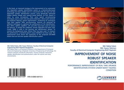 IMPROVEMENT OF NOISE ROBUST SPEAKER IDENTIFICATION