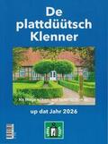 De plattdüütsch Klenner up dat Jahr 2026