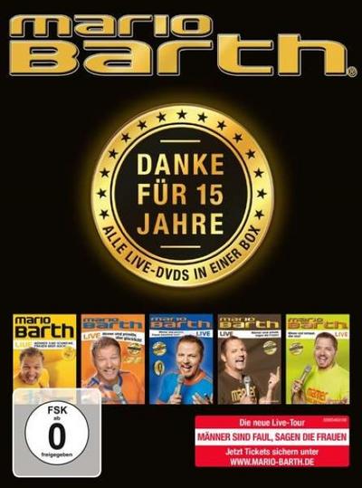 Danke für 15 Jahre: Die Box - Alle 5 Live-DVDs in einer Box