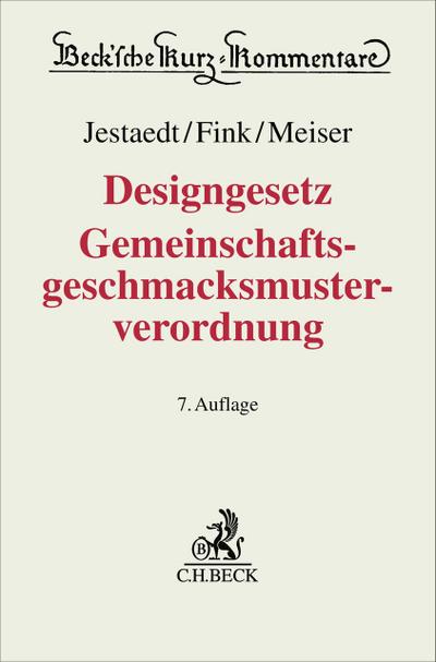 Designgesetz, Gemeinschaftsgeschmacksmusterverordnung