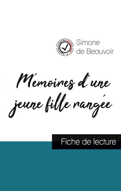 Mémoires d’une jeune fille rangée (fiche de lecture et analyse complète de l’oeuvre)
