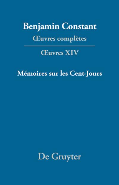 Mémoires sur les Cent-Jours