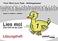 Lies mal!, Vom Wort zum Text - Anfangslesen
