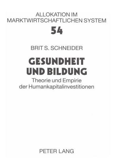 Gesundheit und Bildung