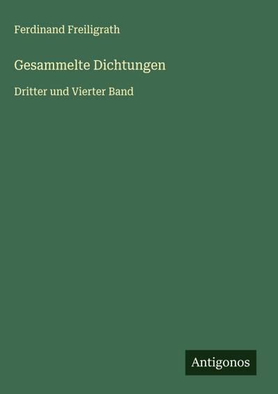 Gesammelte Dichtungen