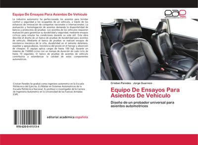 Equipo De Ensayos Para Asientos De Vehículo