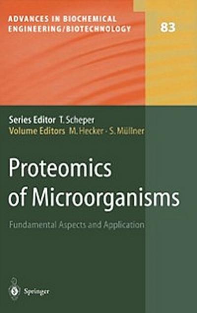 Proteomics of Microorganisms