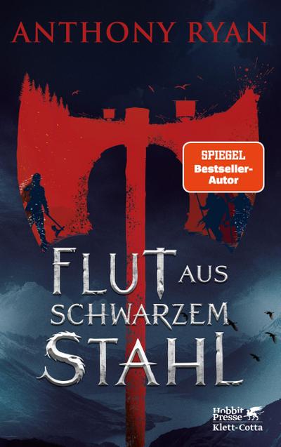 Flut aus schwarzem Stahl