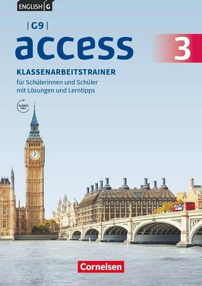 English G Access - G9 - Band 3: 7. Schuljahr - Klassenarbeitstrainer mit Audios und Lösungen online