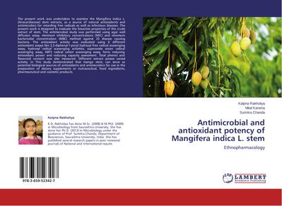 Antimicrobial and antioxidant potency of Mangifera indica L. stem