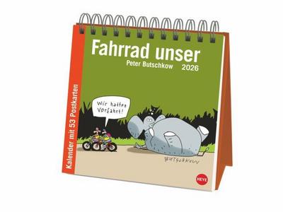 Fahrrad unser Premium-Postkartenkalender 2026