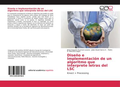 Diseño e Implementación de un algoritmo que interprete letras del LSC