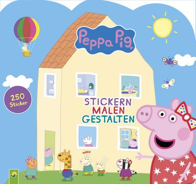 Peppa Pig - Stickern Malen Gestalten