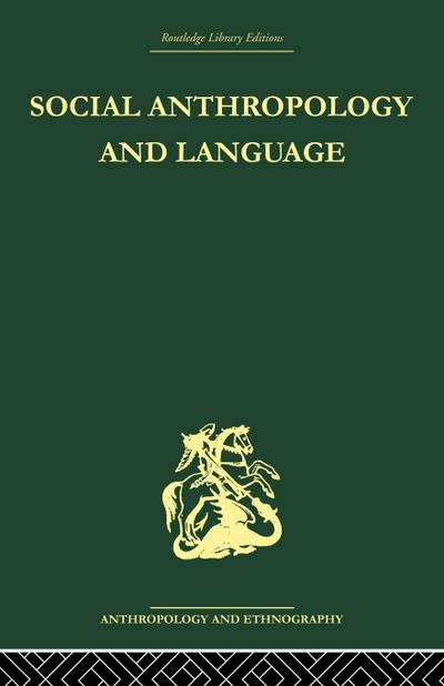 Social Anthropology and Language