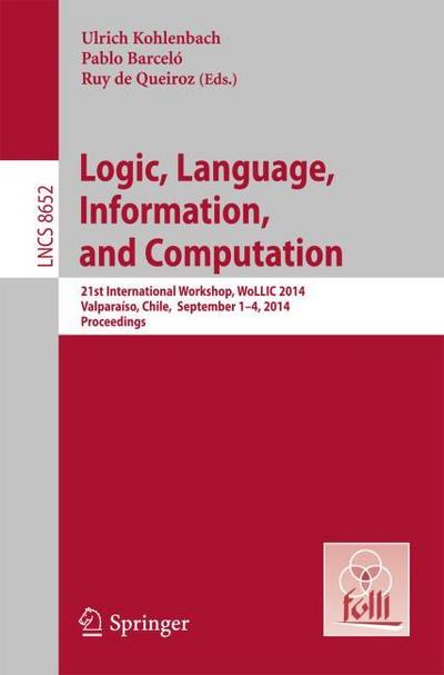 Logic, Language, Information, and Computation