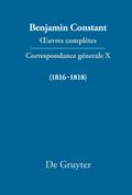 Correspondance générale 1816–1818