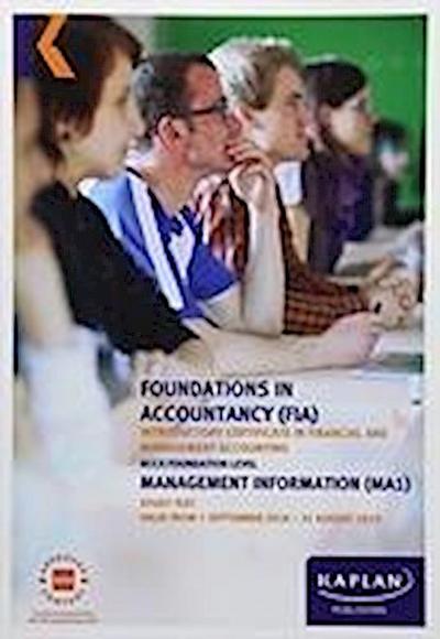 MA1 - MANAGEMENT INFORMATION - STUDY TEXT