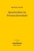 Sprachrisiken im Privatrechtsverkehr
