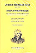 3 Choralpräludienfür Streichorchester