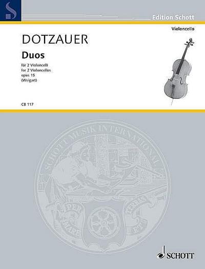 Duos op. 15für 2 Violoncelli