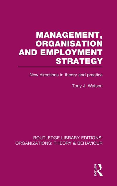Management Organization and Employment Strategy (RLE