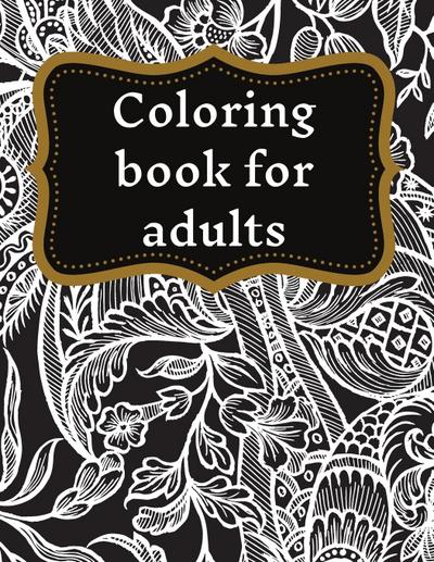 Coloring book for adults
