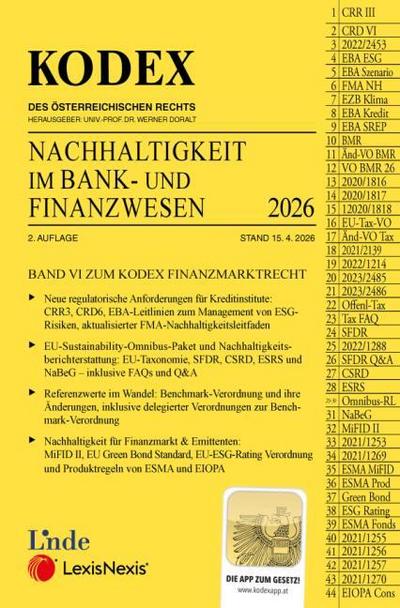KODEX Nachhaltigkeit im Bank- und Finanzwesen 2026