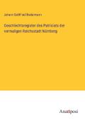 Geschlechtsregister des Patriciats der vormaligen 
