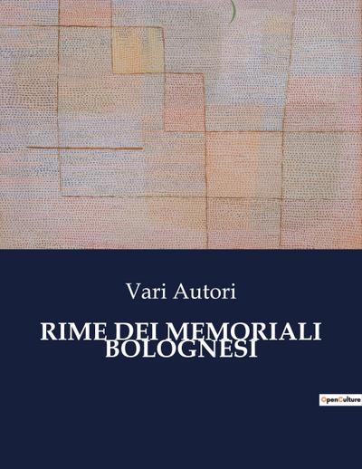 RIME DEI MEMORIALI BOLOGNESI