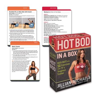 Jillian Michaels Hot Bod in a Box: Kick Butt with 50 Exercises from Tv’s Toughest Trainer