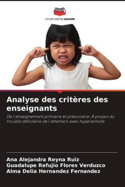 Analyse des critères des enseignants