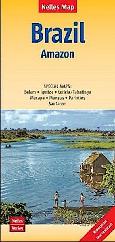 Nelles Map Landkarte Brazil: Amazon