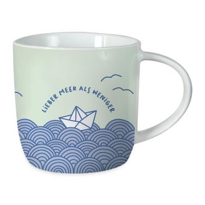 Tasse Gute Laune Maritim Lieber Meer als weniger