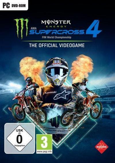 Monster Energy Supercross, The Official Videogame 4, 1 DVD-ROM