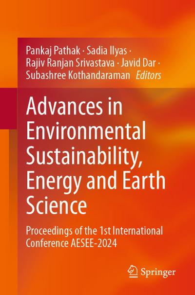 Advances in Environmental Sustainability, Energy and Earth Science