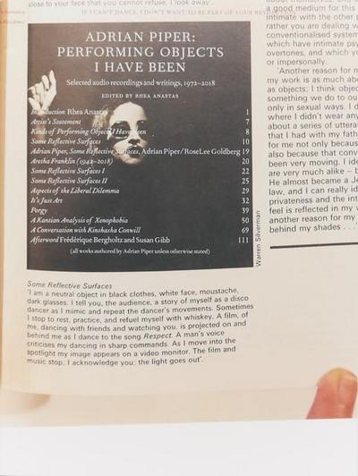 Adrian Piper: Performing Objects I Have Been, 1972-2018