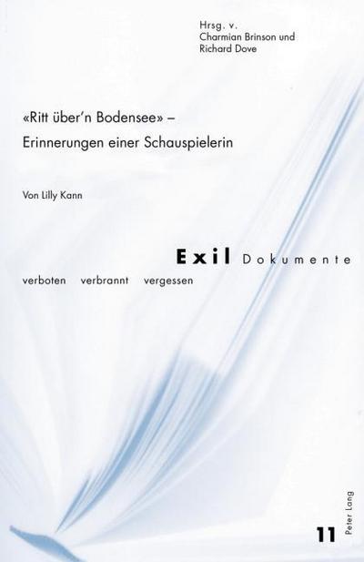 ’Ritt über’n Bodensee’ - Erinnerungen einer Schauspielerin