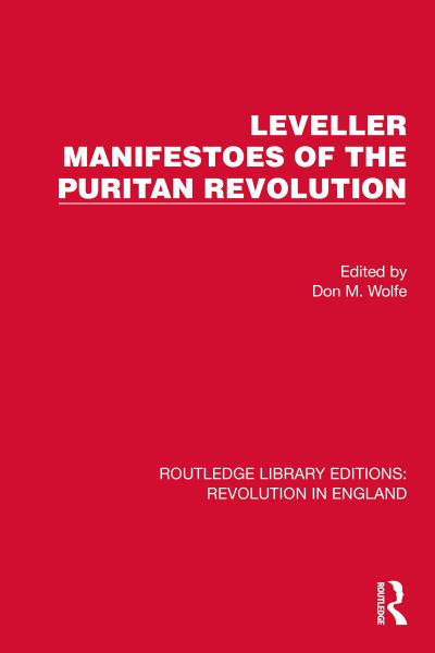 Leveller Manifestoes of the Puritan Revolution