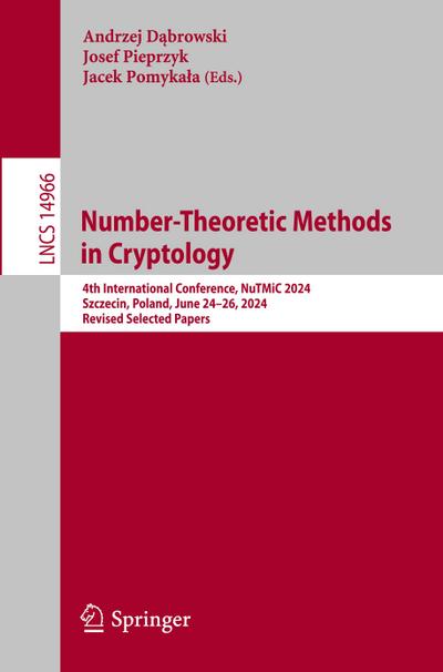 Number-Theoretic Methods in Cryptology