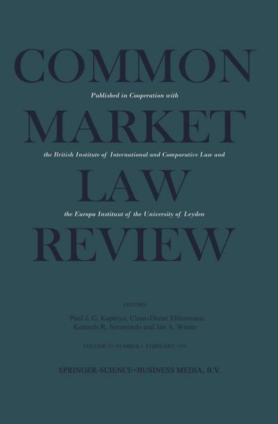 Common Market Law Review