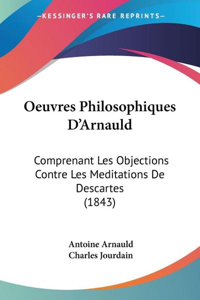 Oeuvres Philosophiques D’Arnauld